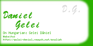 daniel gelei business card